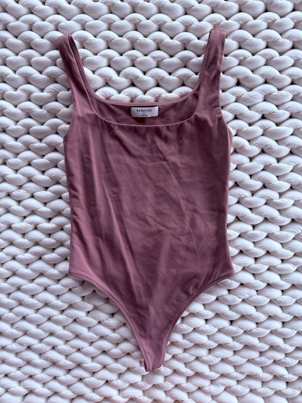 Babaton Dusty Mauve Sleeveless Bodysuit